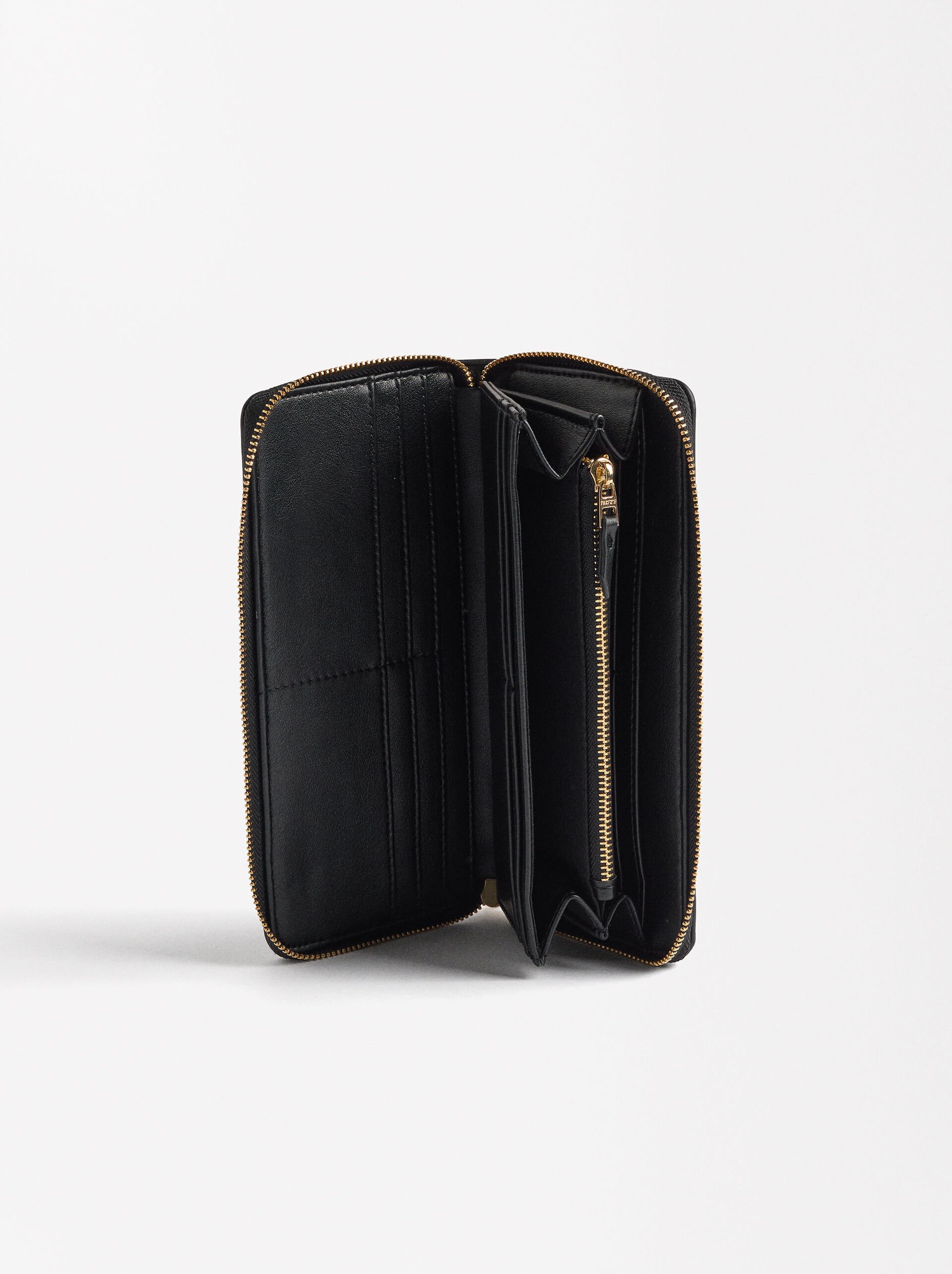 Coin purse with zip fastening image number 3.0