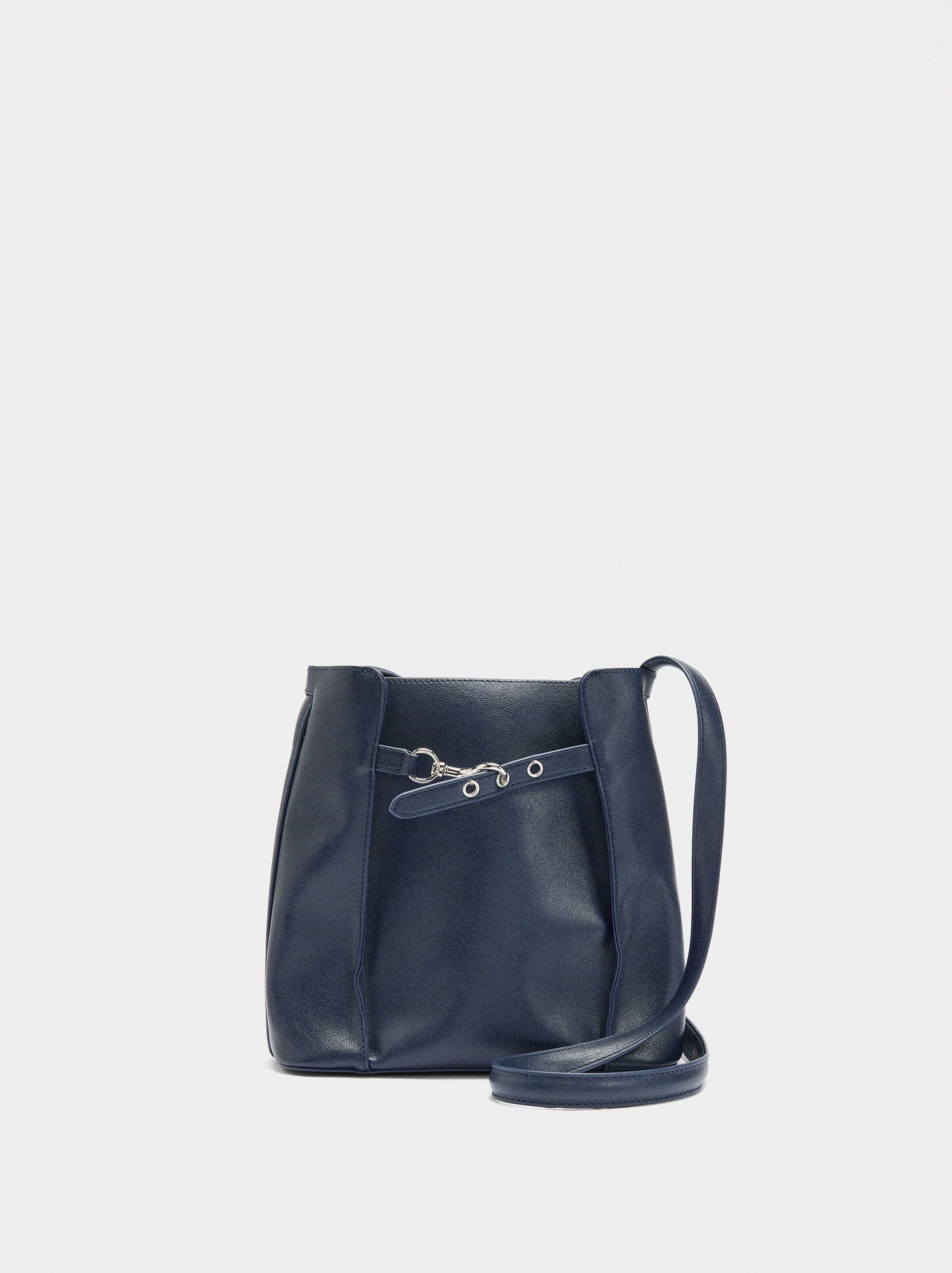 Bucket bag with side folds image number 0.0