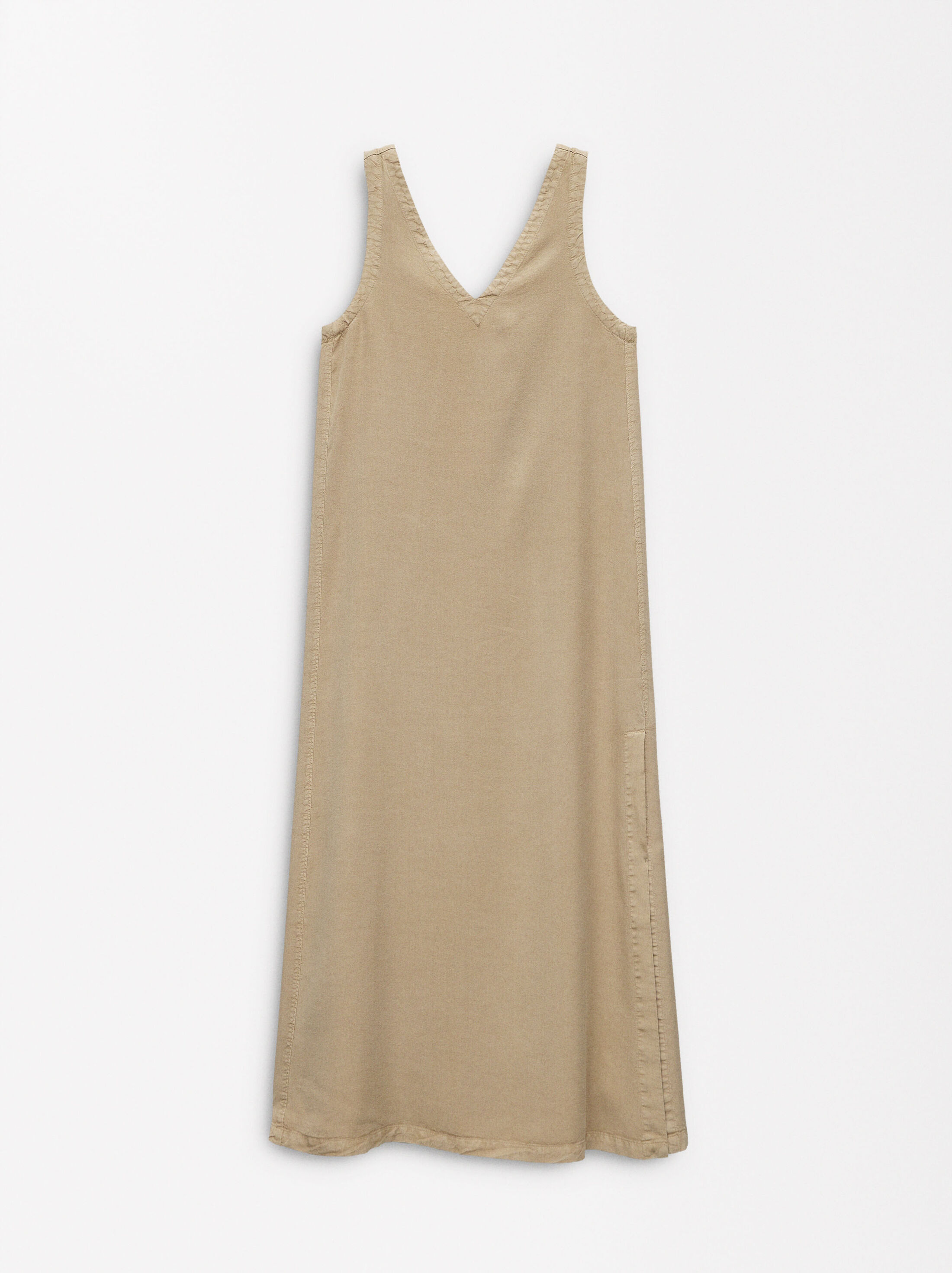 Loose-fitting midi dress image number 4.0