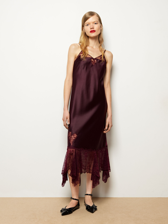 Online Exclusive - Heart Dress, Bordeaux, hi-res