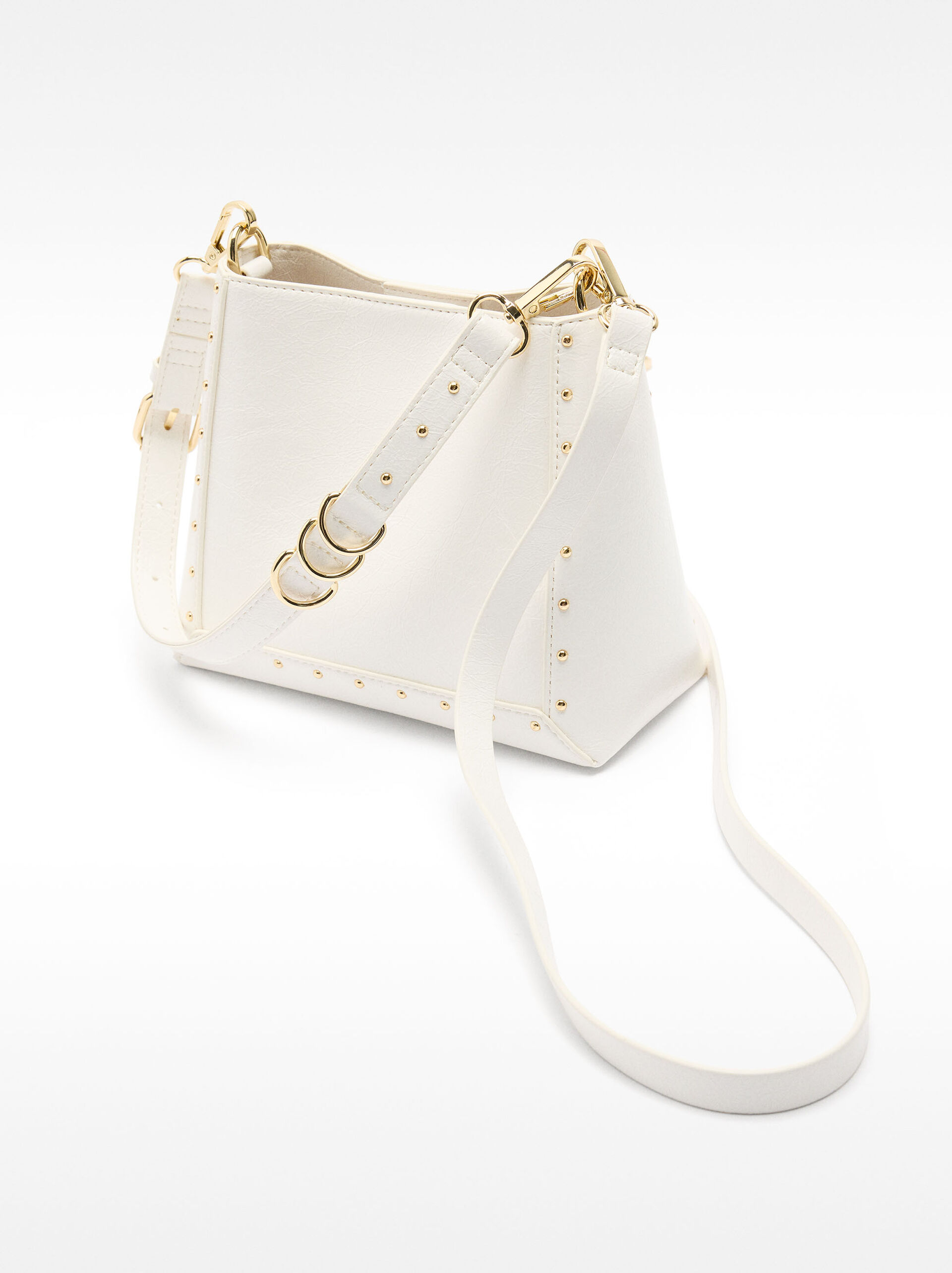 Borsa tote con borchie  image number 1.0
