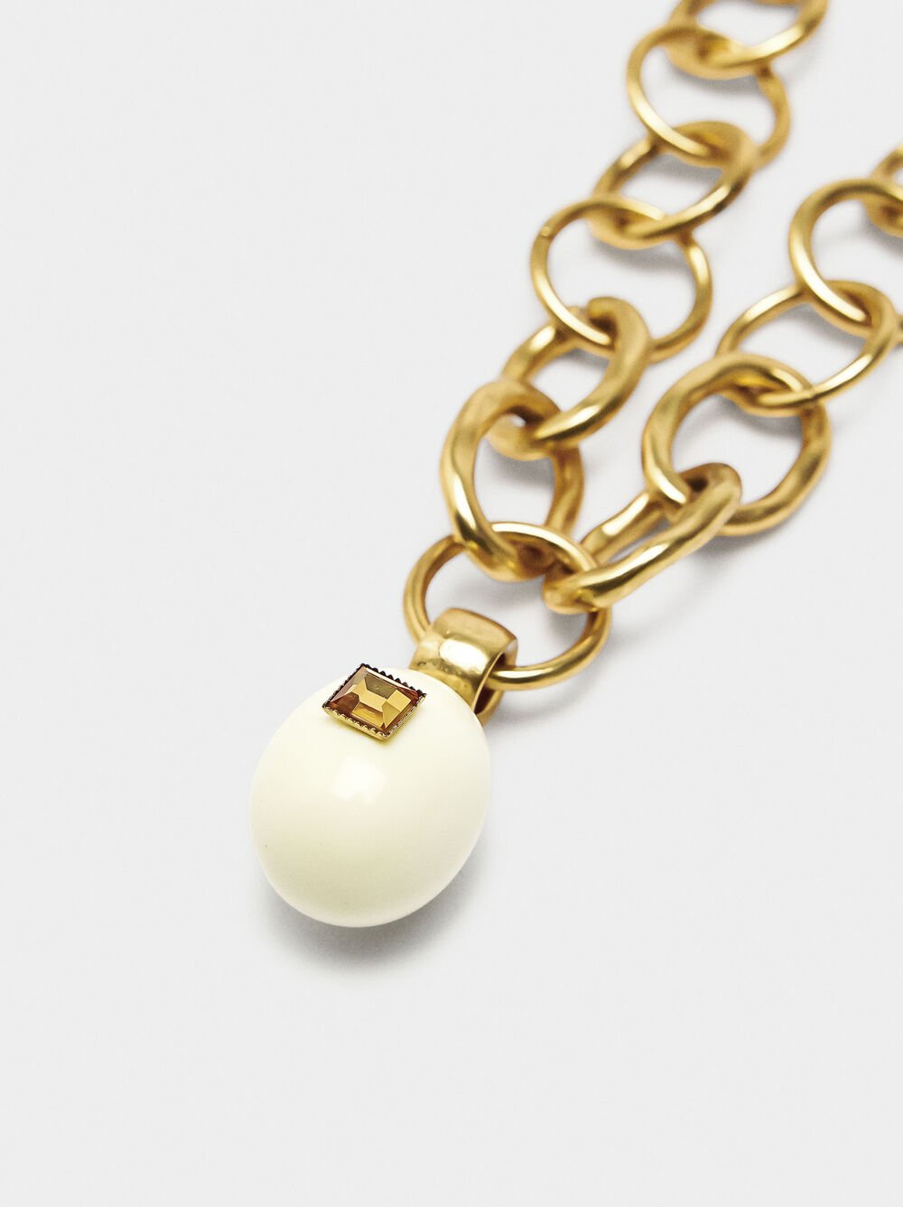 Collier en maillons avec pendentif