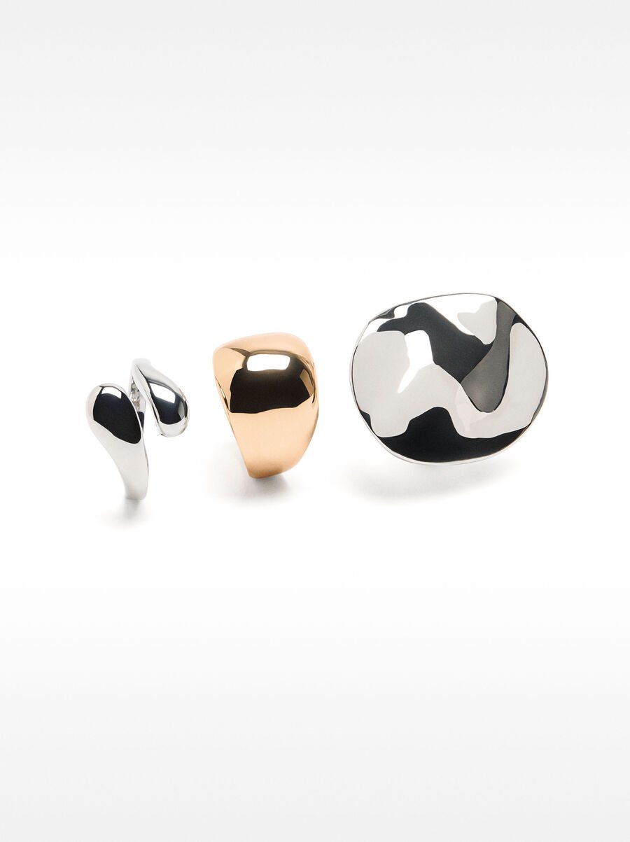 Set of bicolor rings
