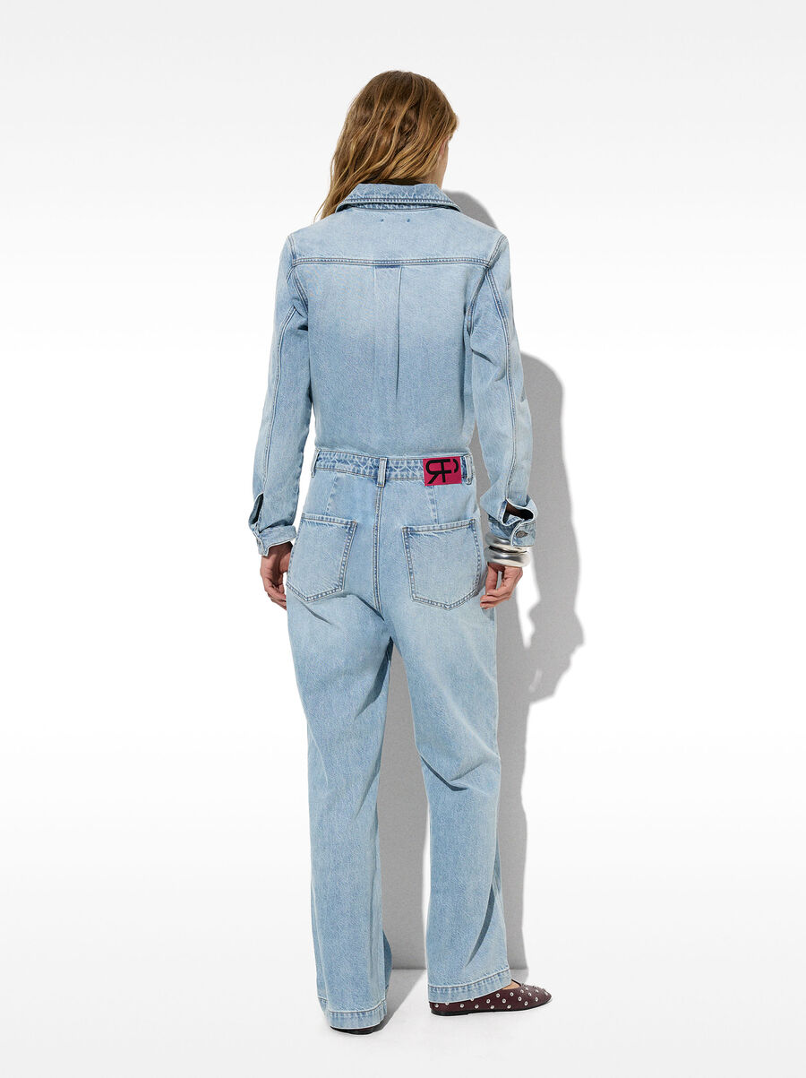 Combinaison en denim 100% coton