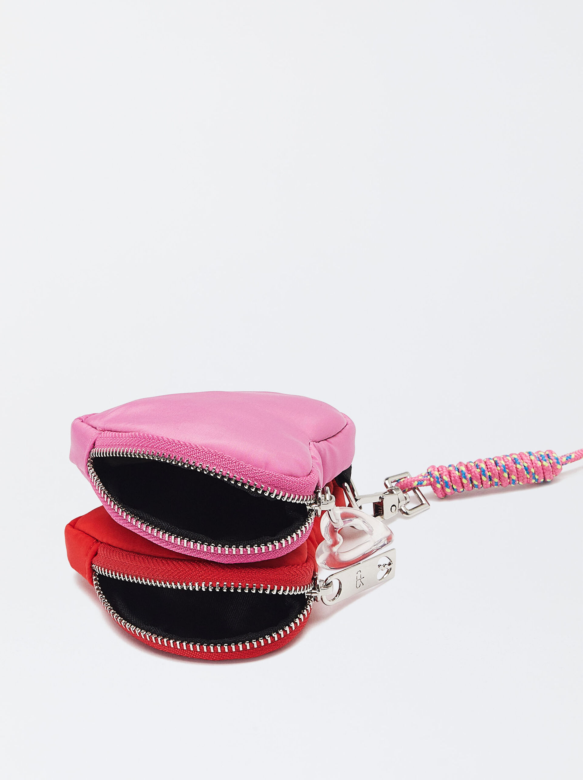 Nylon Heart Coin Purse image number 2.0