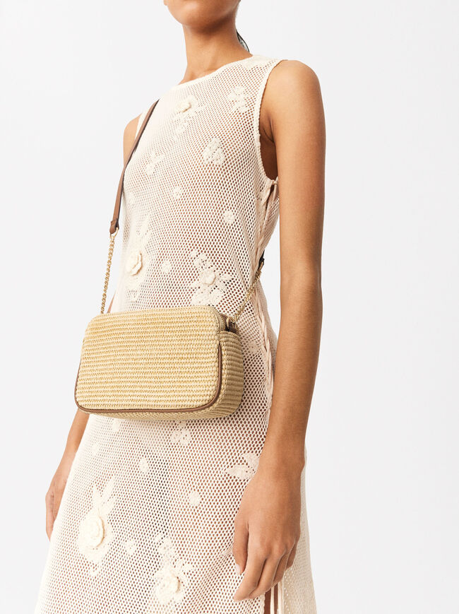 Straw-Effect Party Crossbody Bag image number 1.0