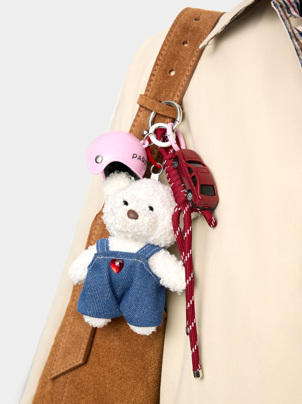 Keychain charm F1GIRLIE - The Bear Collection