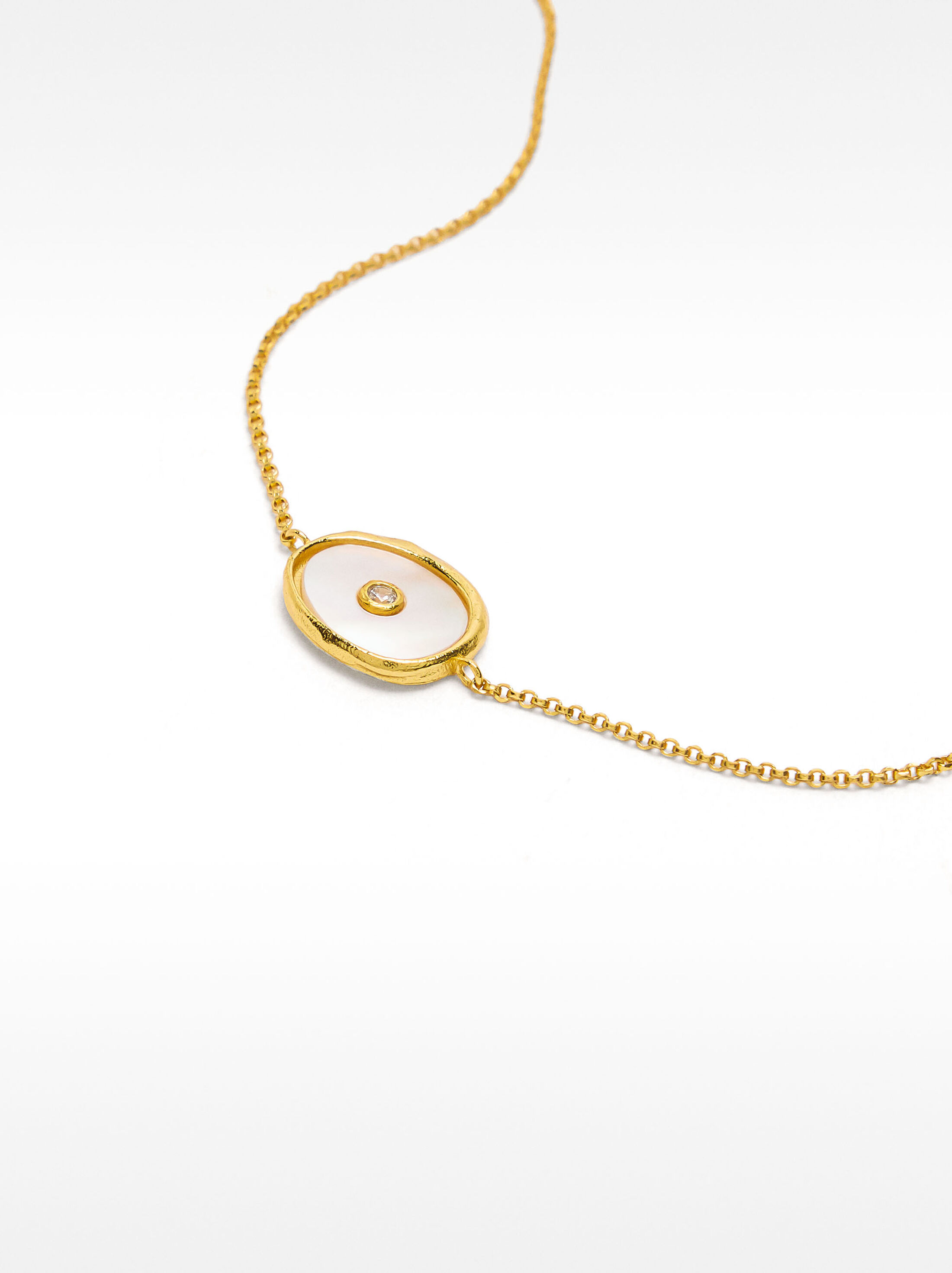Polsera de perla d’aigua dolça amb zirconita – plata de llei 925 image number 1.0