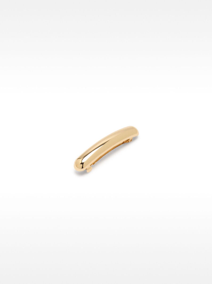 Golden hair french clip