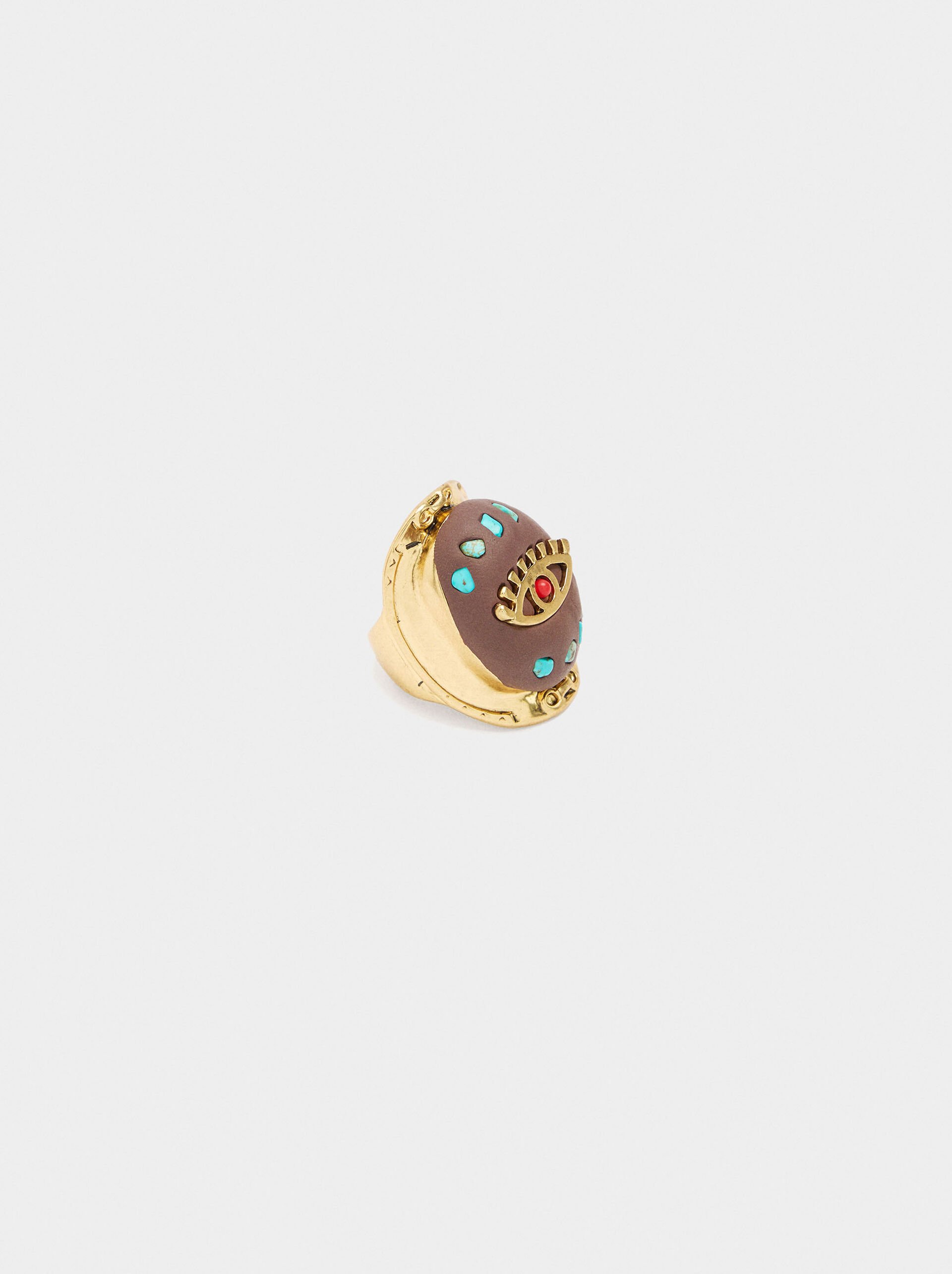 Breiter Ring mit Steinen image number 2.0