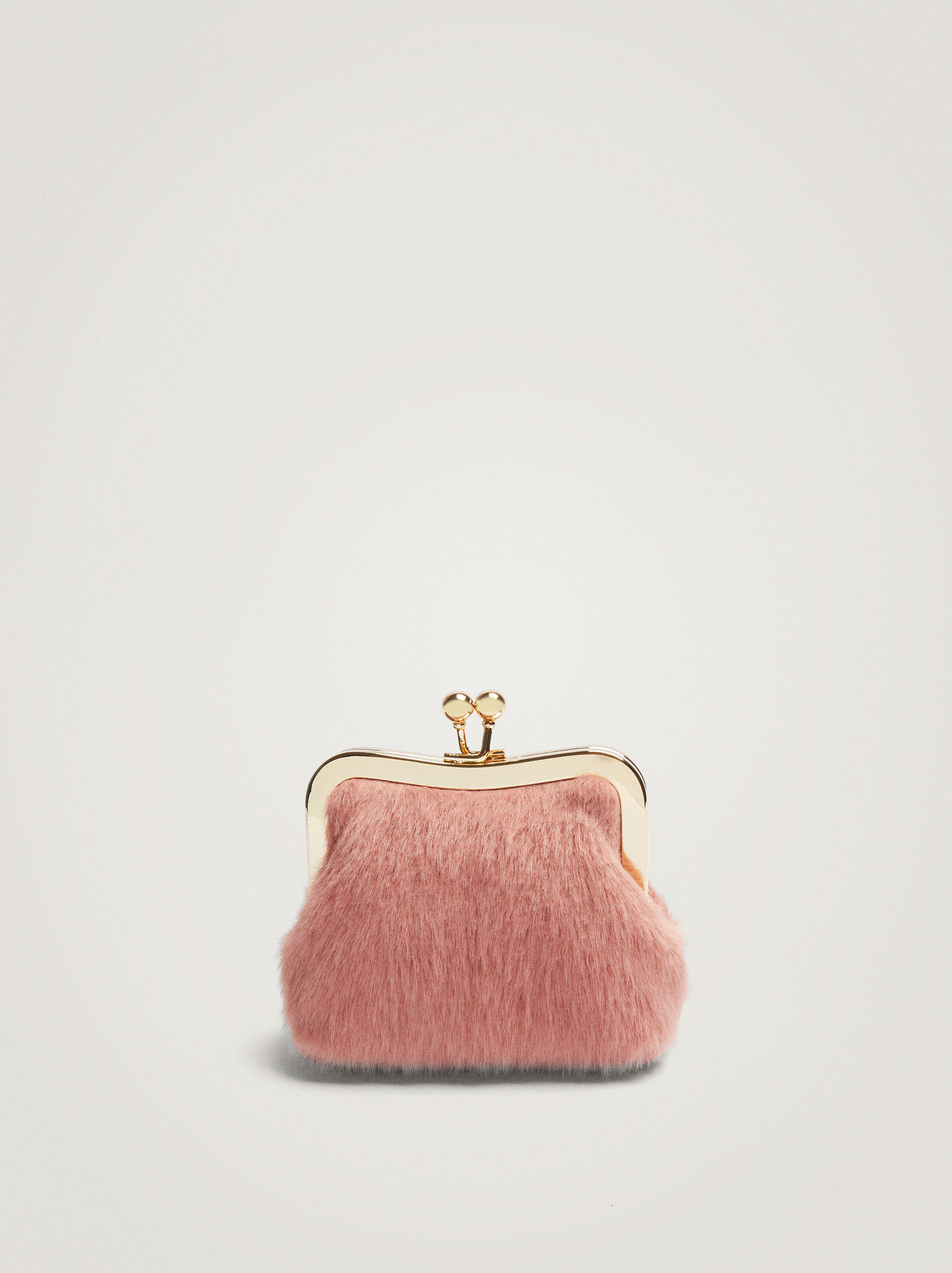 faux fur purse