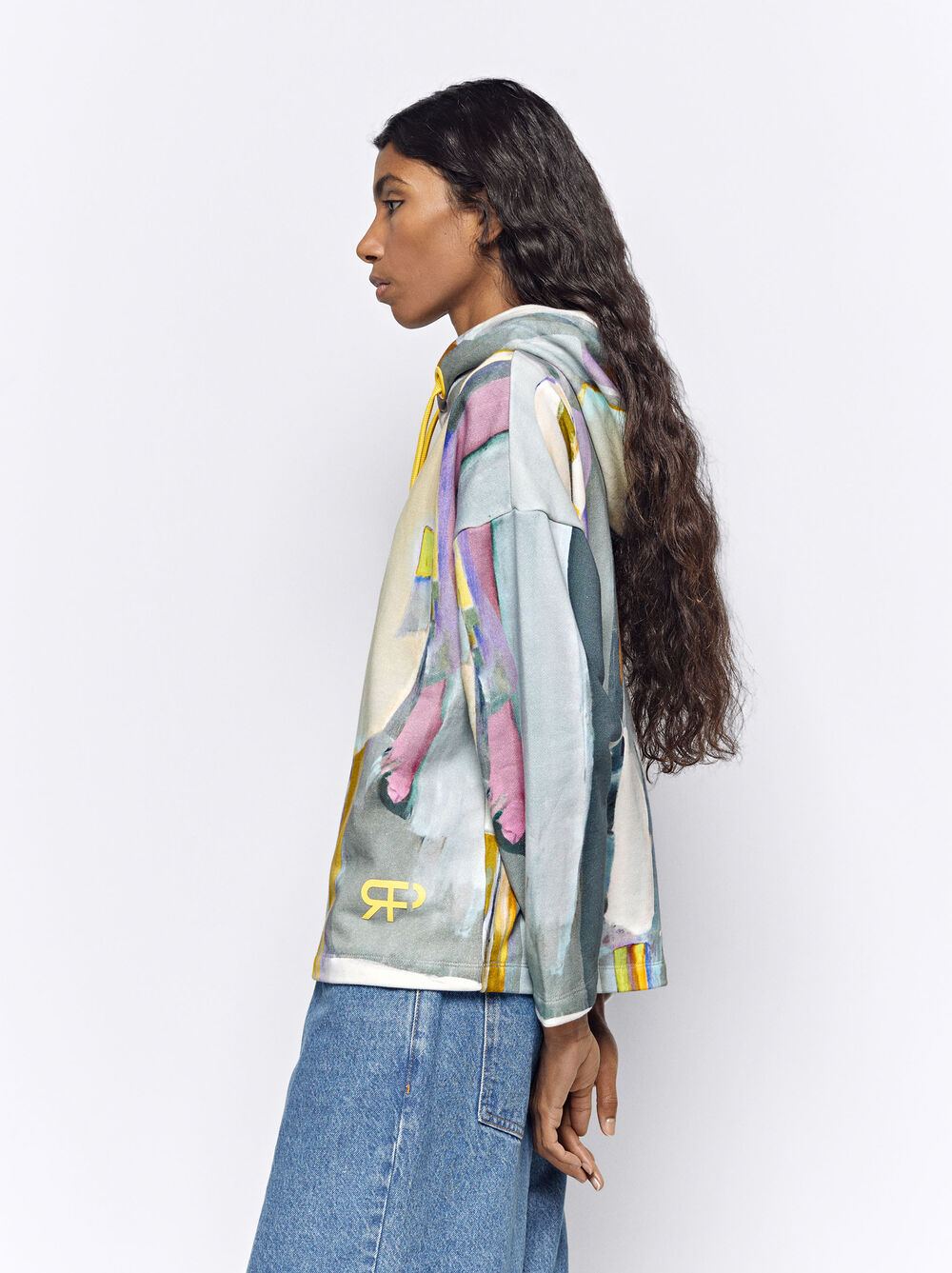 Online Exclusive - Printed Sweater With Hood