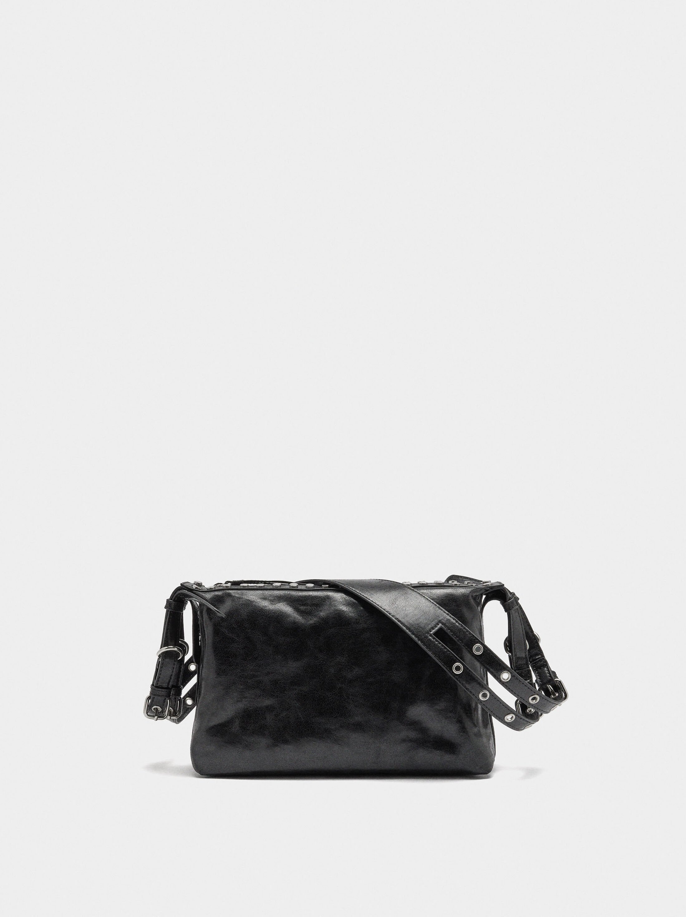 Shoulder bag with studs image number 0.0