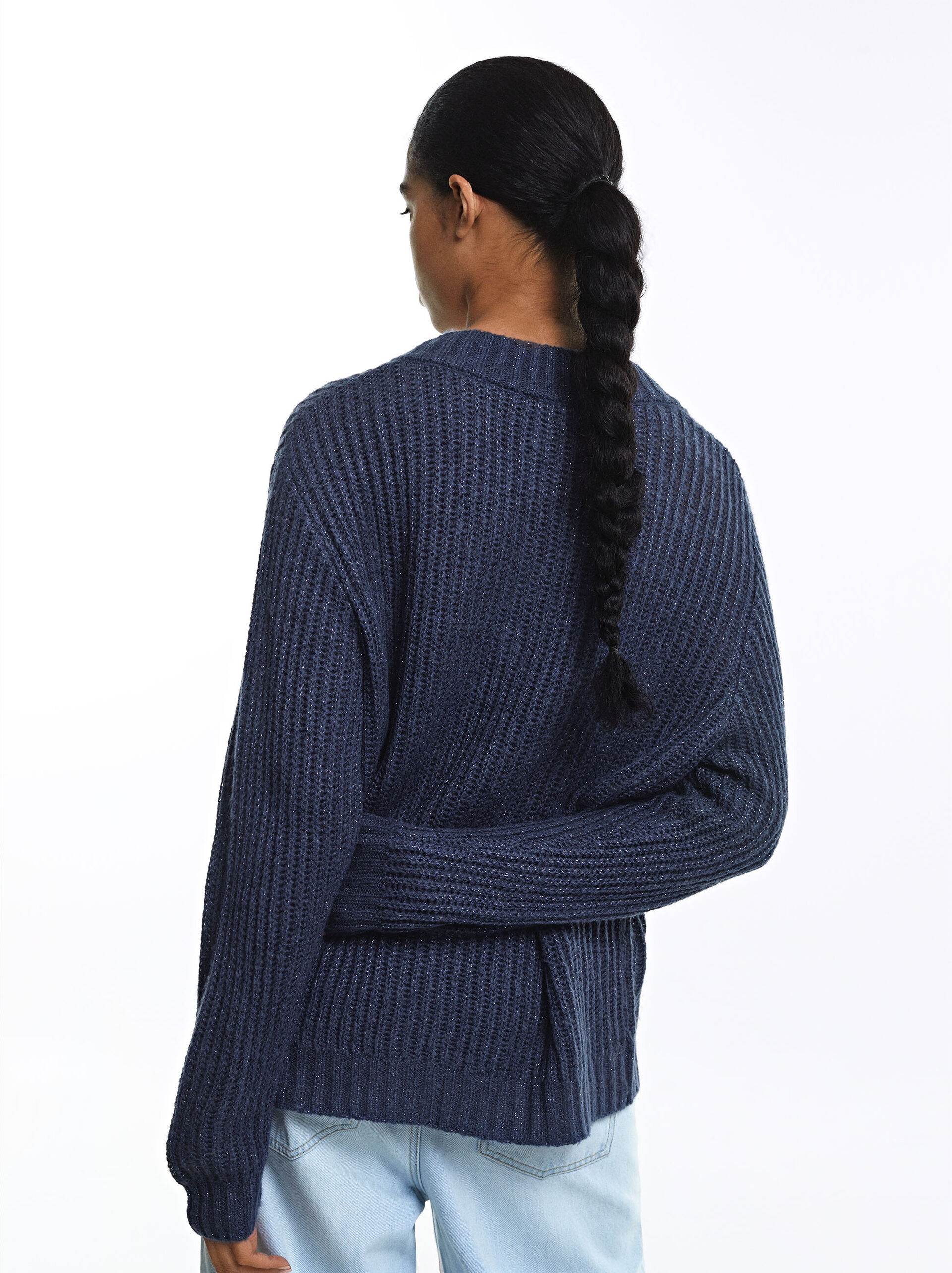 Knit Sweater With Wool image number 4.0