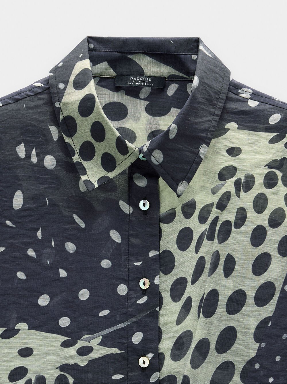 Printed lyocell shirt