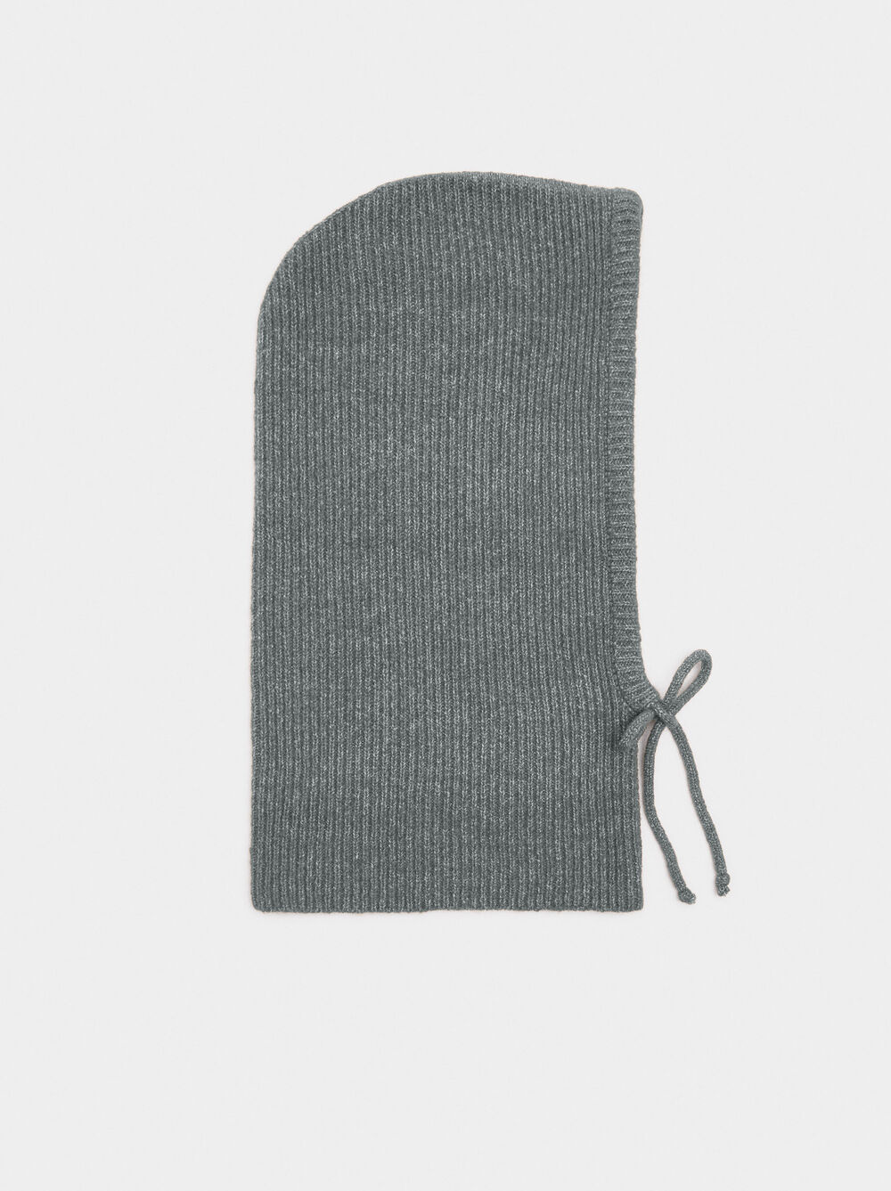 Knit balaclava with straps