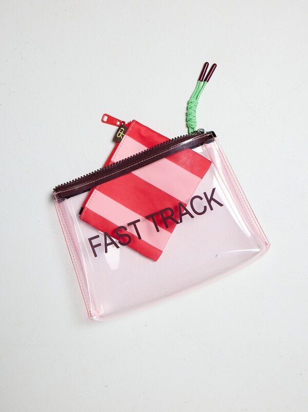 Double cosmetics bag