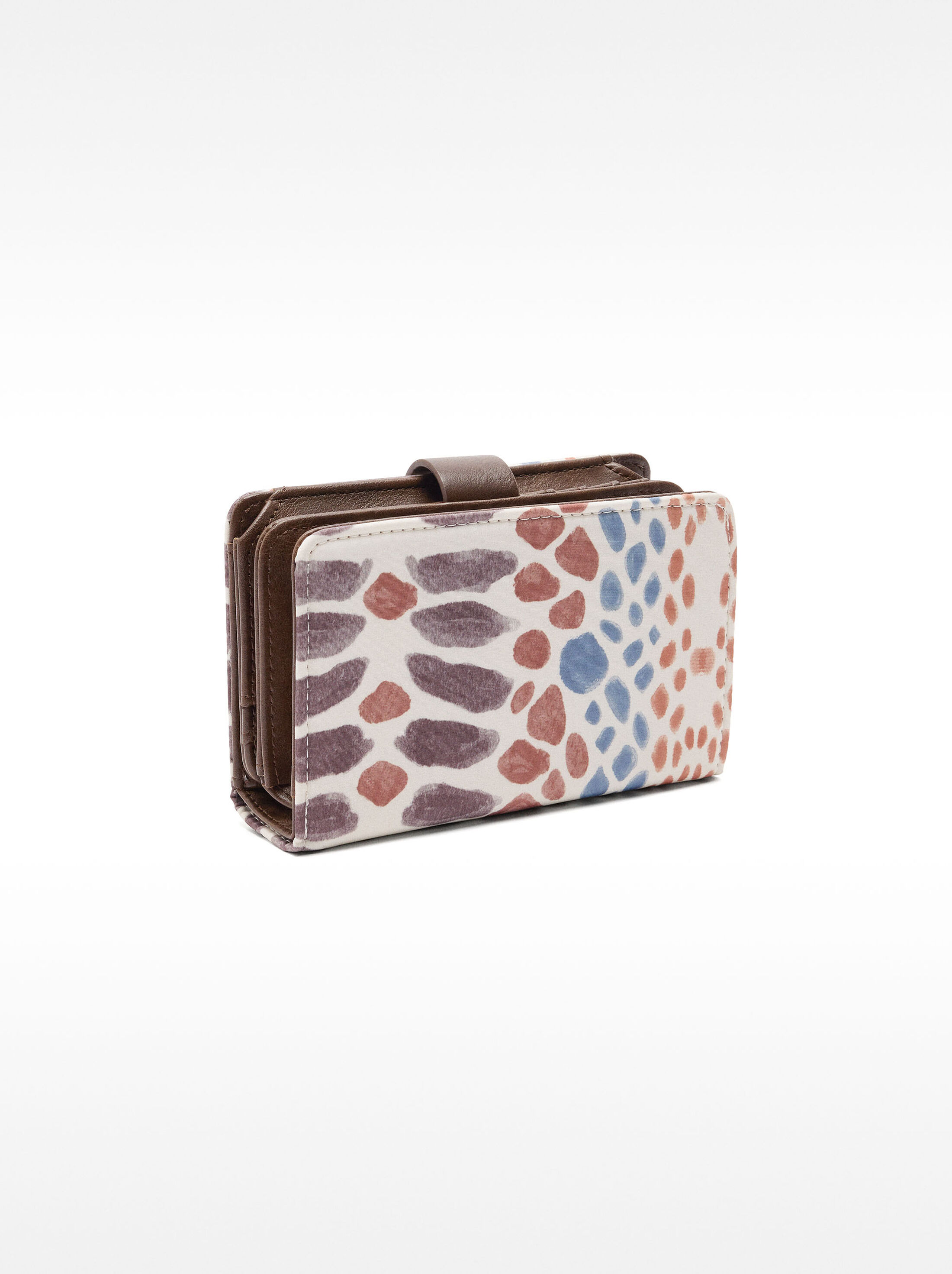 Porta-moedas de nylon estampado image number 2.0