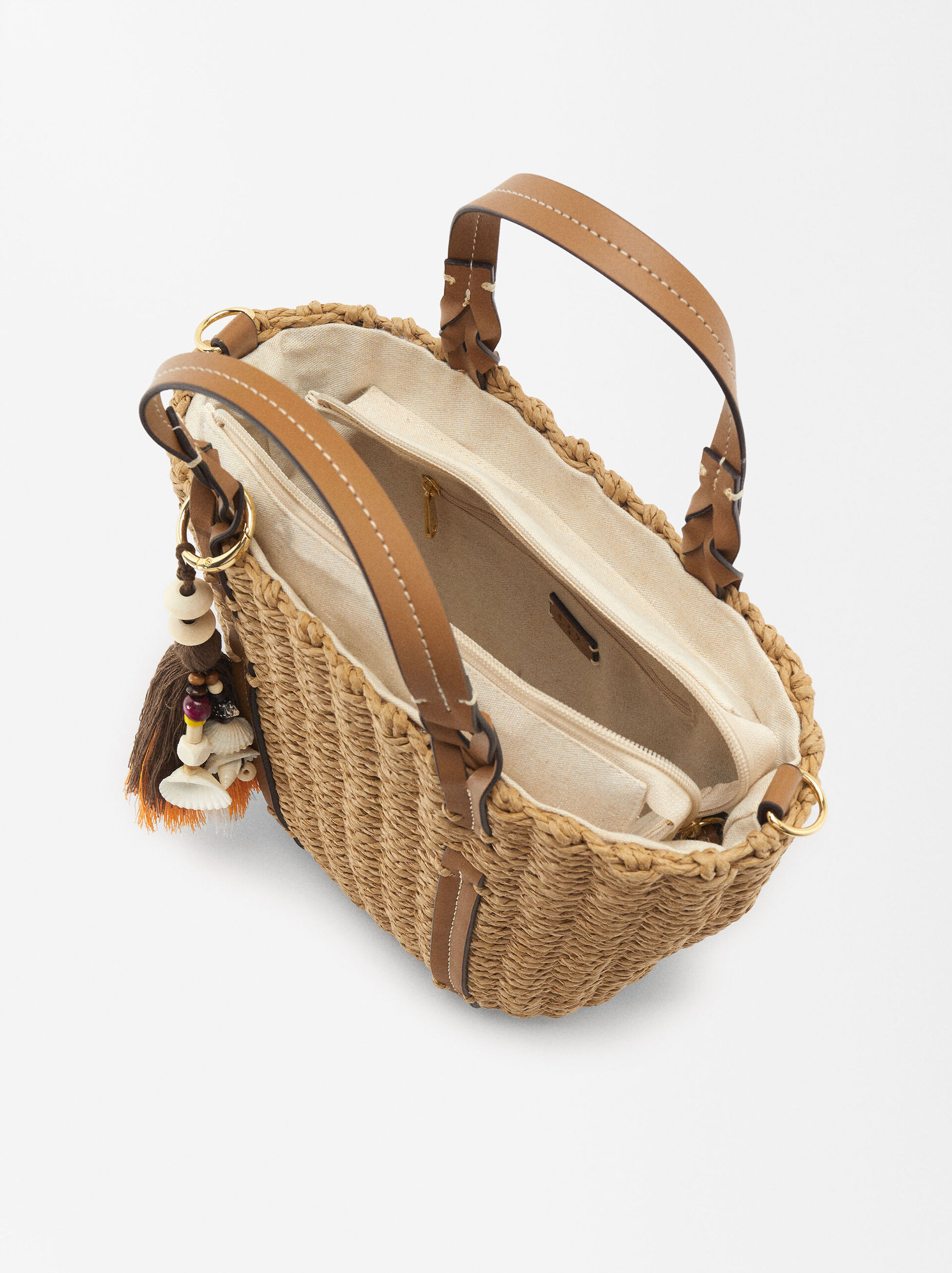 Sac Cabas Effet Paille S image number 4.0