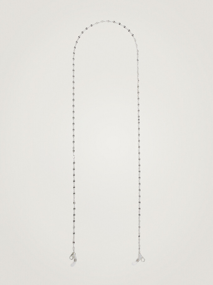 Silver Chain For Sunglasses Or Mask, Silver, hi-res