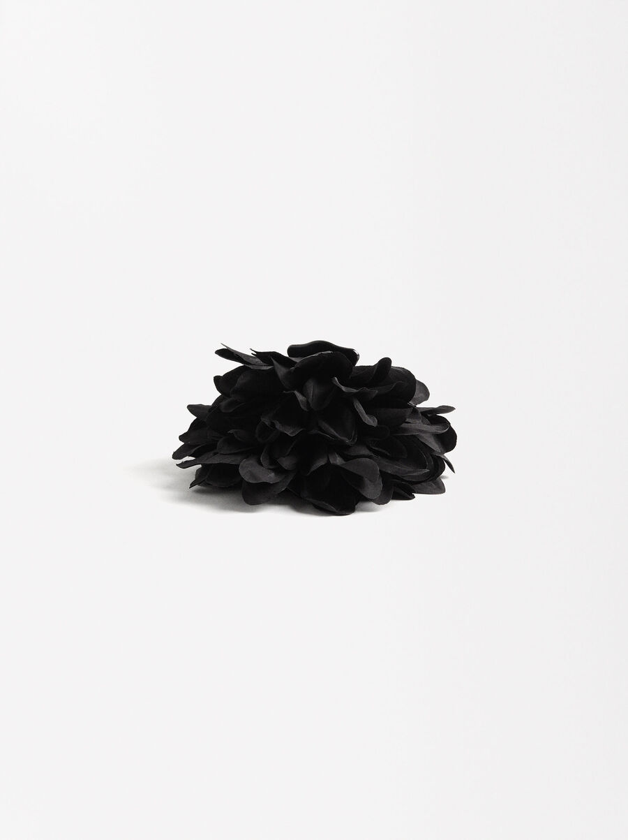 Flower hair claw