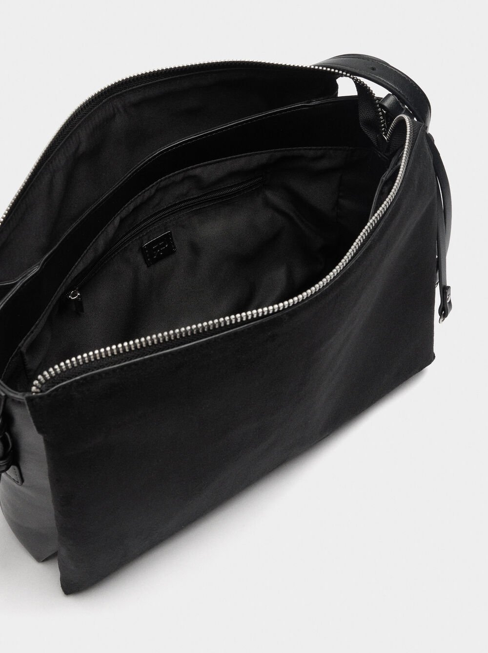 Bolso de hombro efecto piel