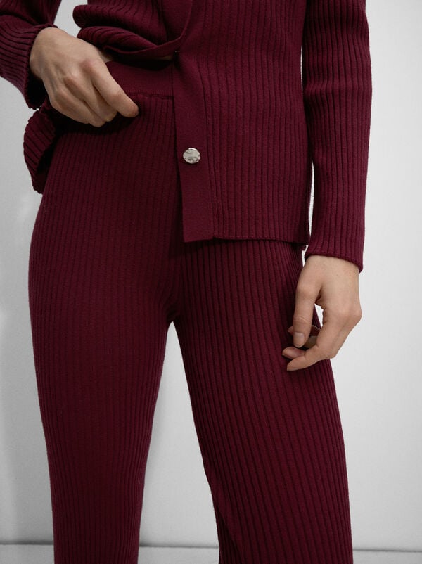 Knit trousers