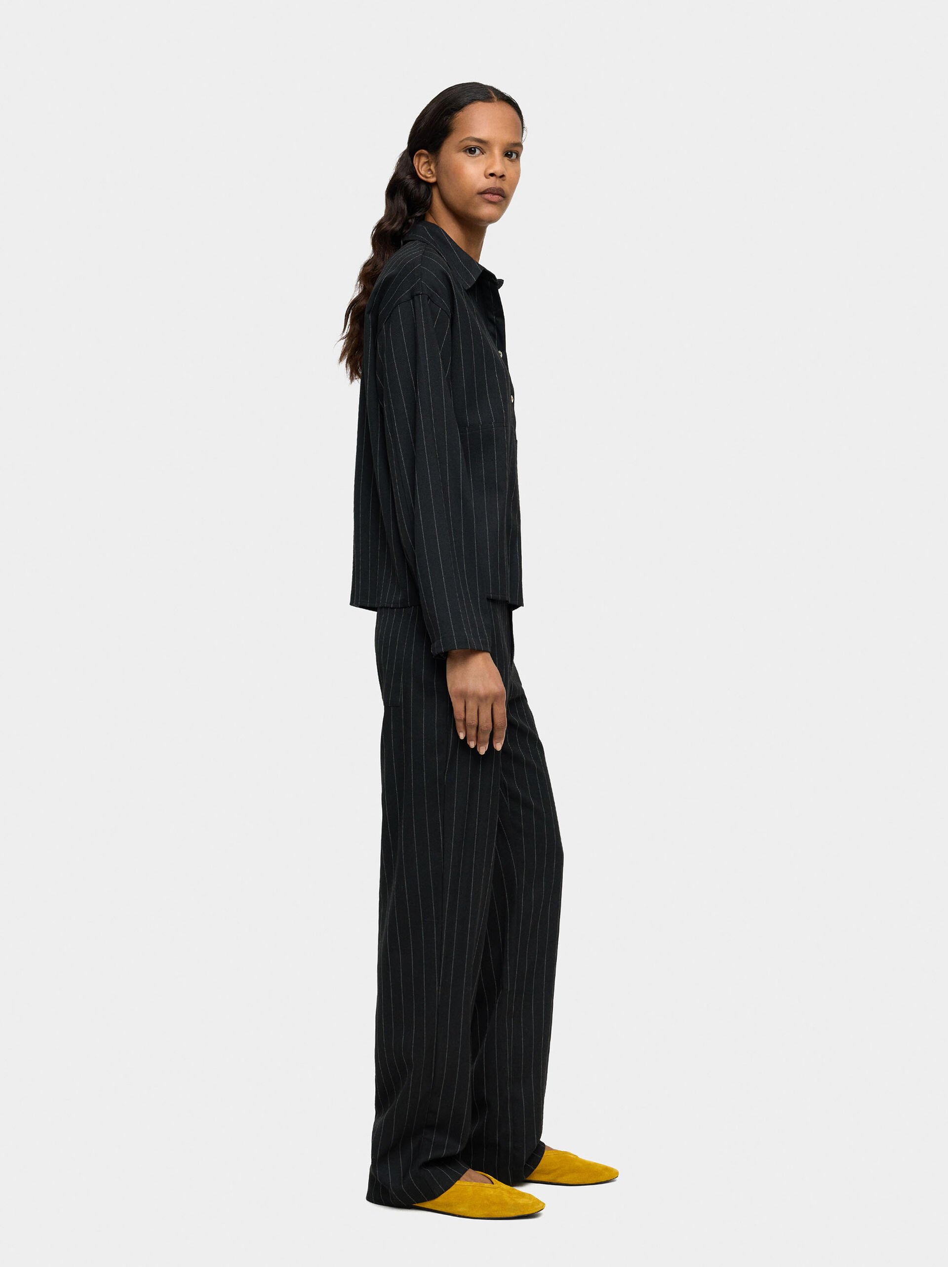 Shirt with pinstripe image number 1.0