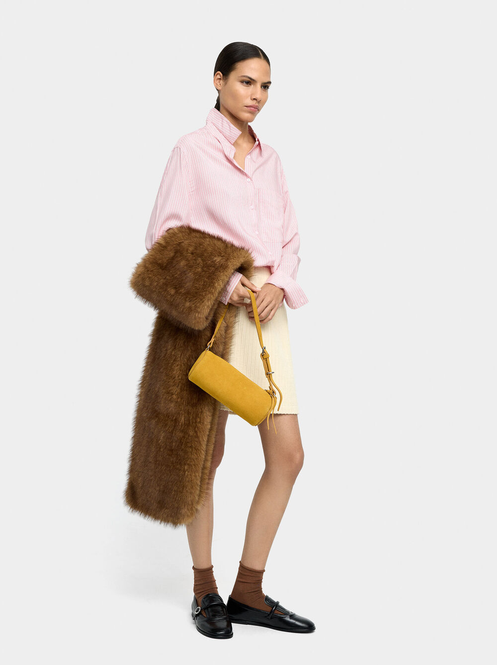 Shirt with pinstripe