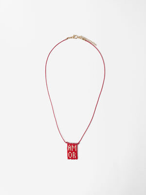 Collar Flor Abalorios - Exclusivo Online image number 0.0