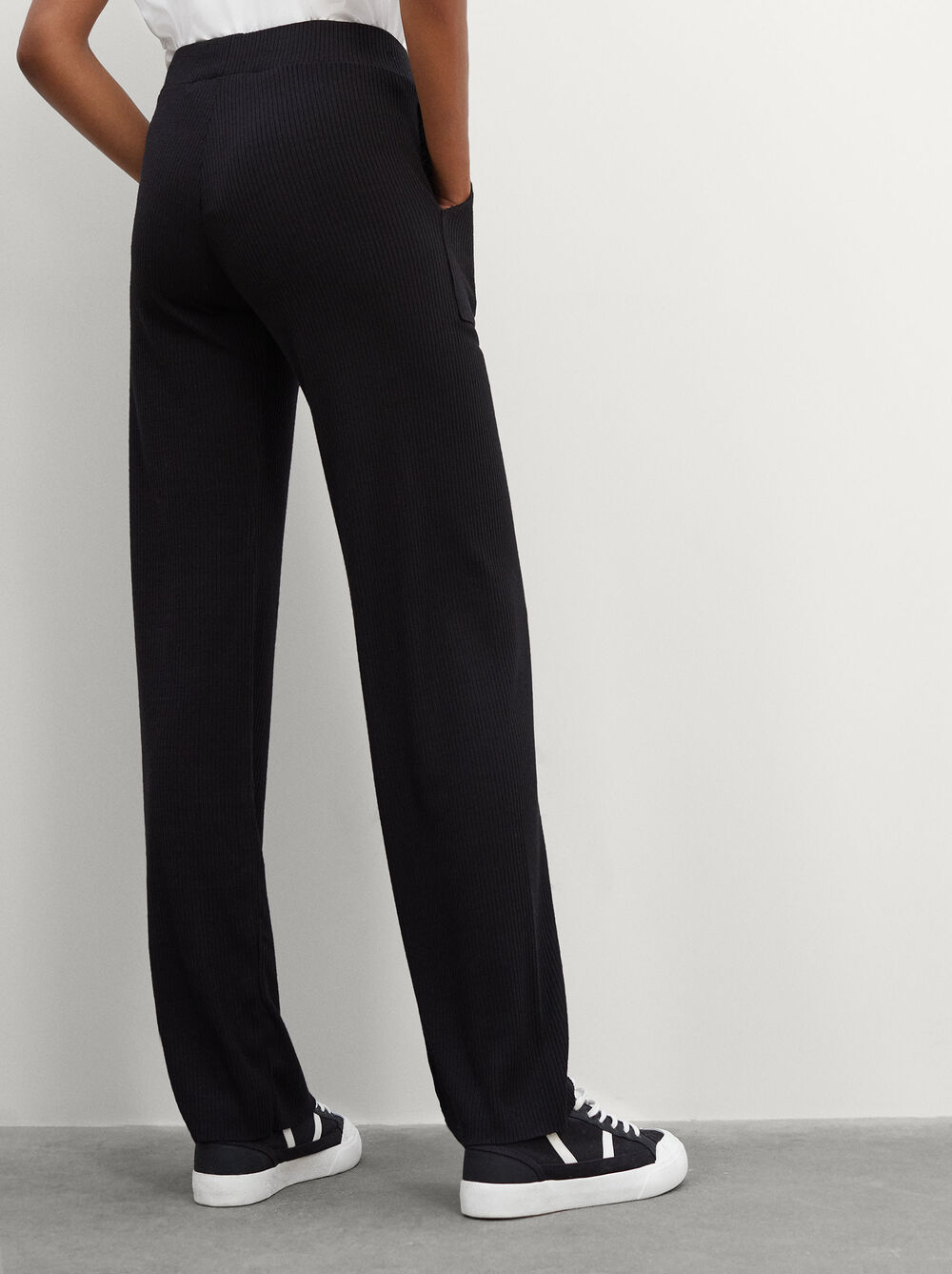 Knit Straight Trousers