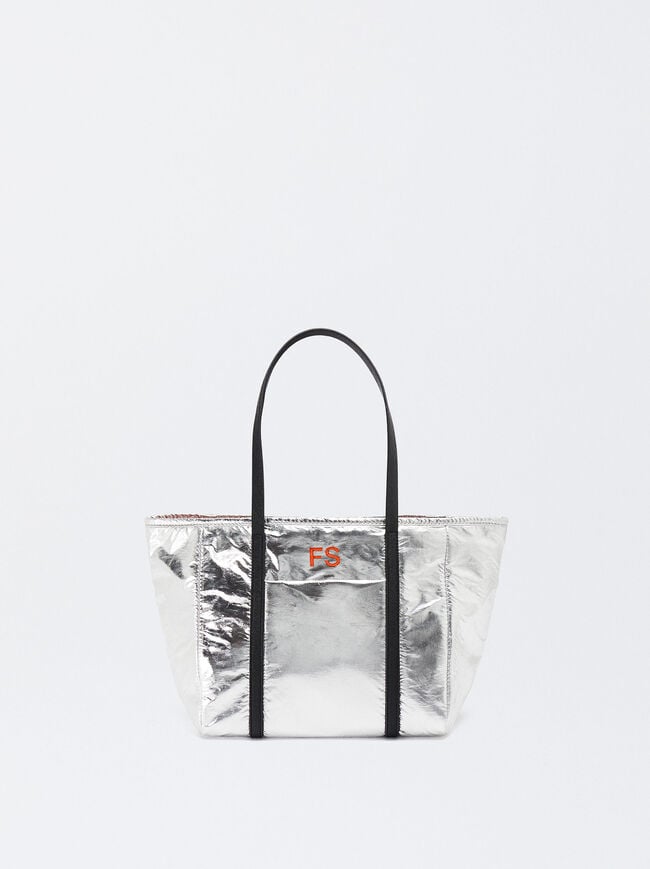 Personalized Metallic Shopper Bag M image number 0.0
