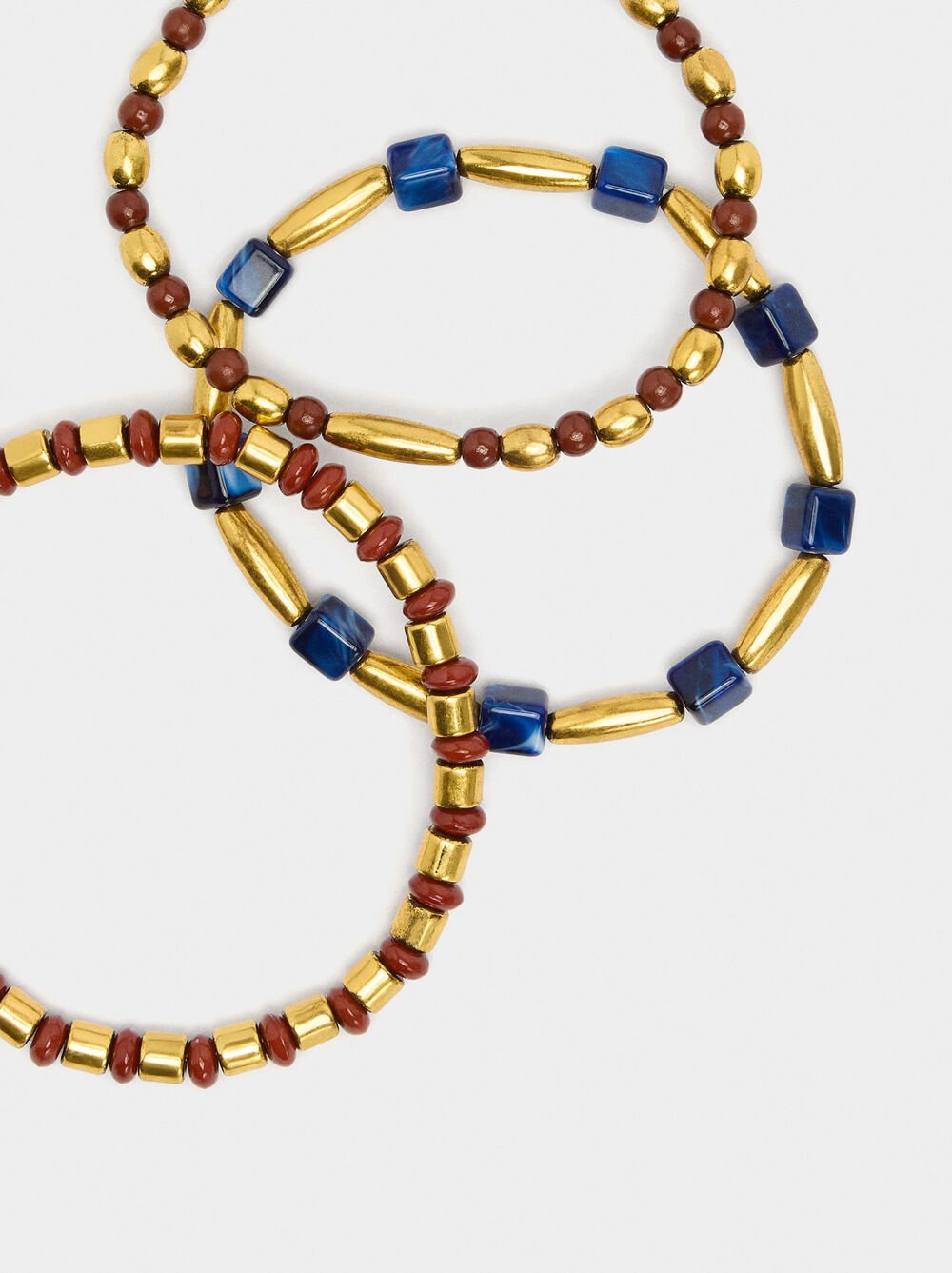 Set of elastic bracelets