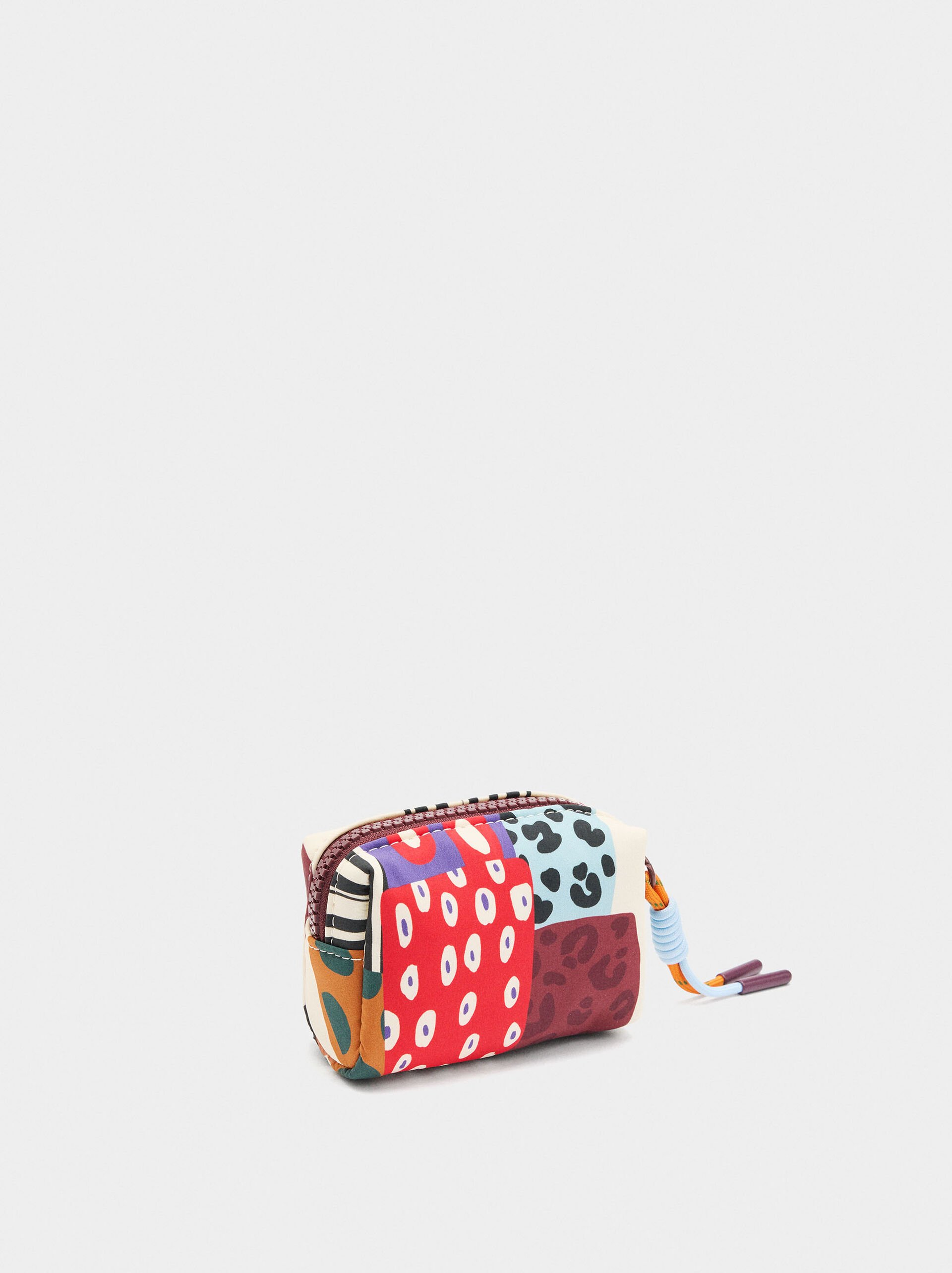 Monedero de nylon estampado image number 2.0