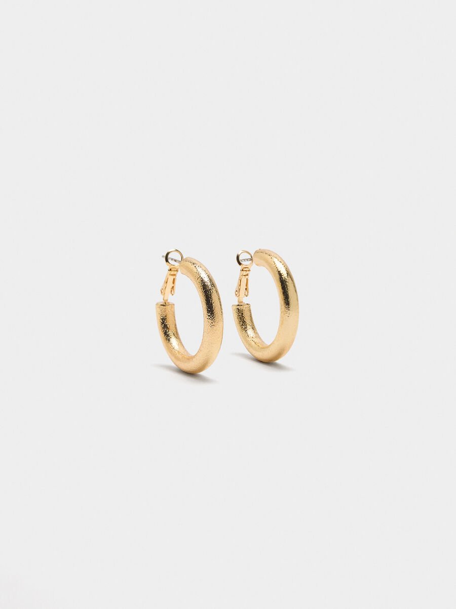 Tubular hoop earrings