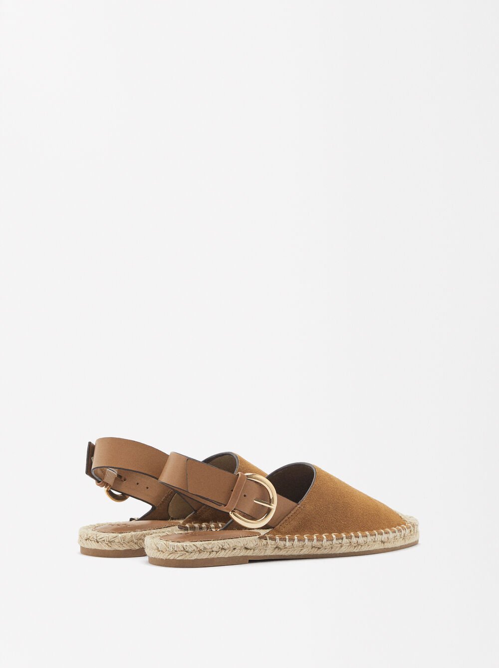 Leather And Jute Espadrilles