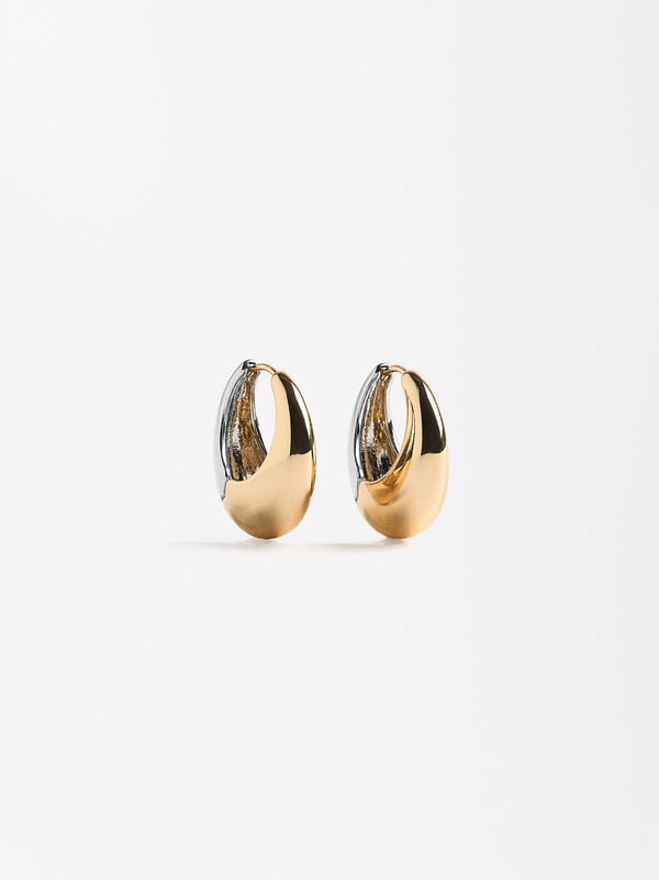 Bicolor oval hoops