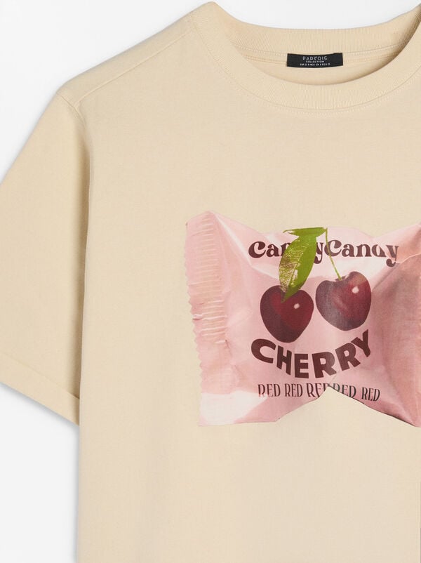Cherry print t-shirt