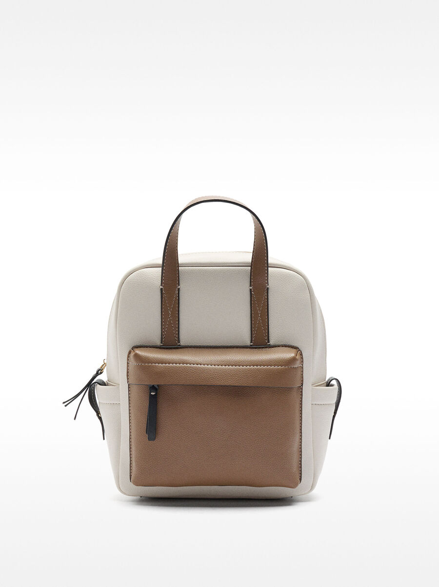 Color block backpack