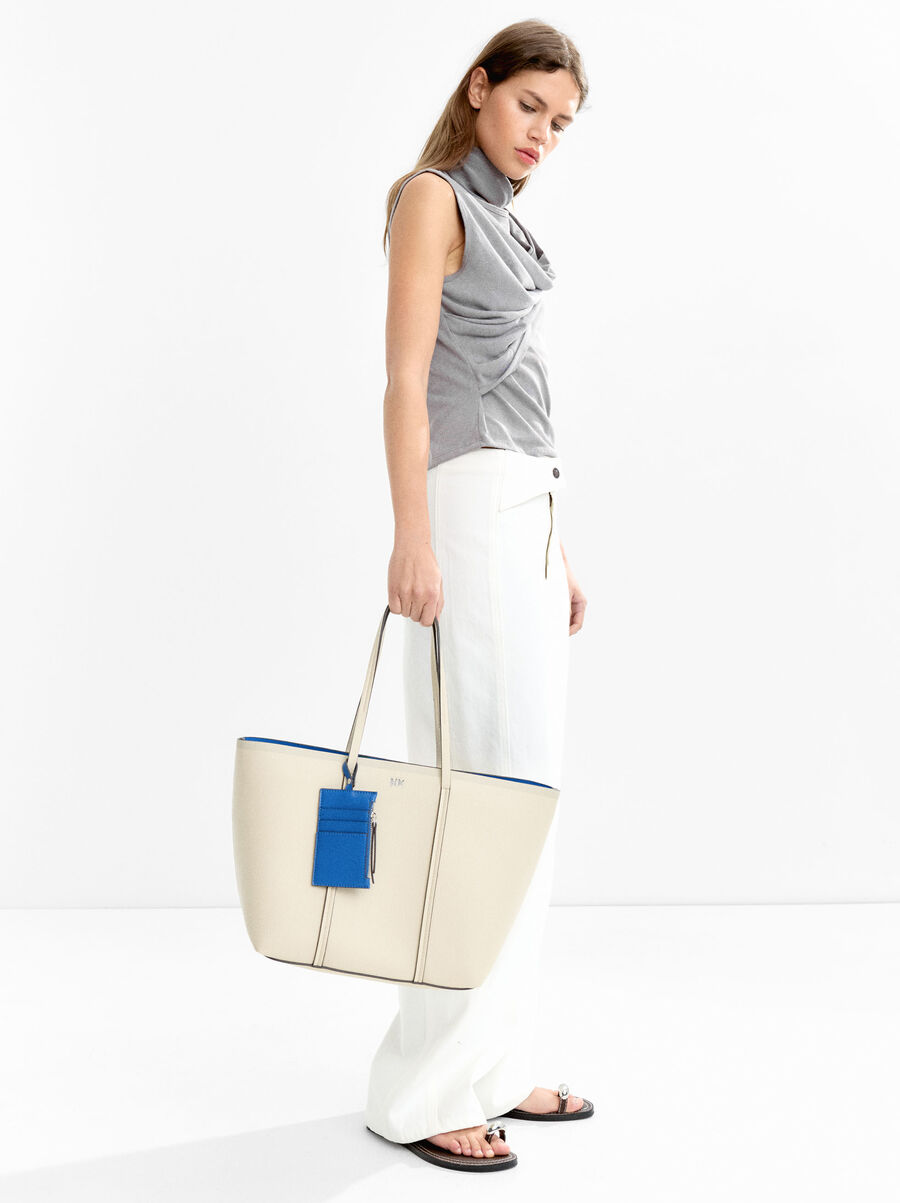 Shopper Tasche mit Anhänger