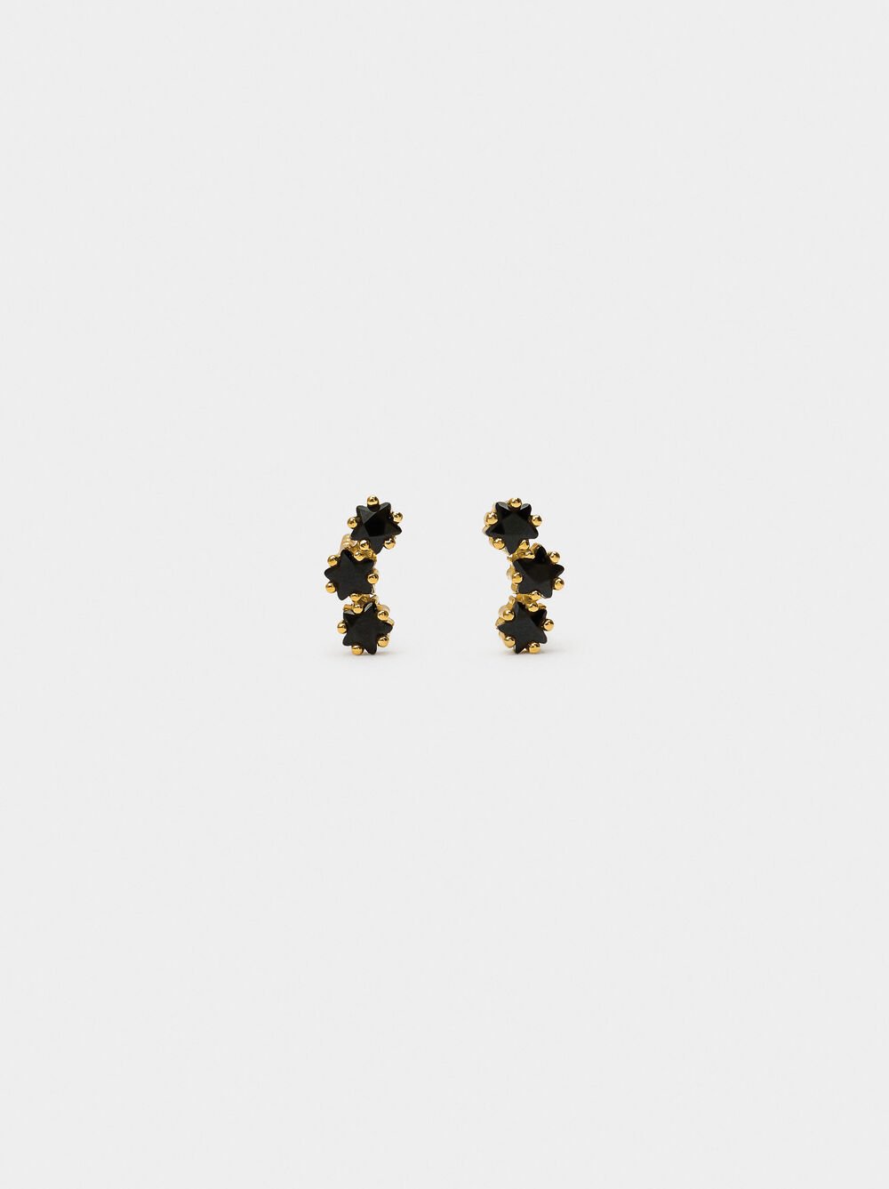 Earrings with cubic zirconia - 925 sterling silver