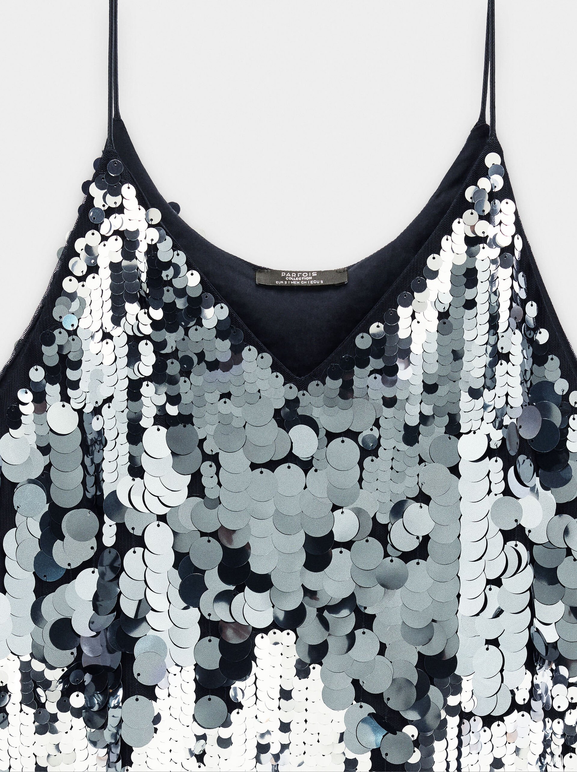 Short sequin dress image number 5.0