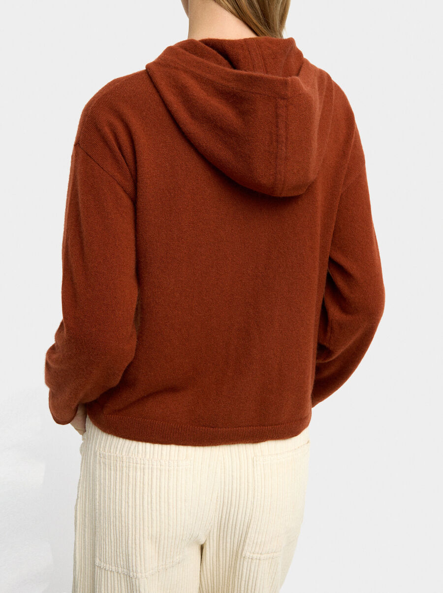 Cardigan with 100% cashmere