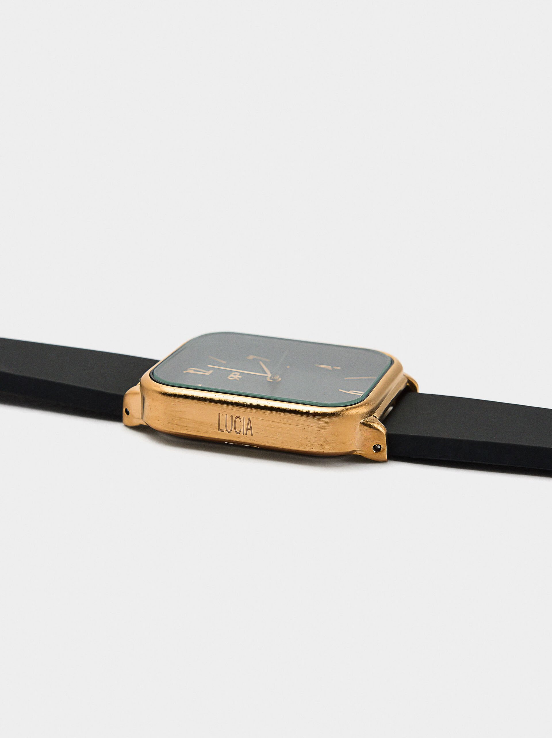 Watch with silicone strap image number 1.0