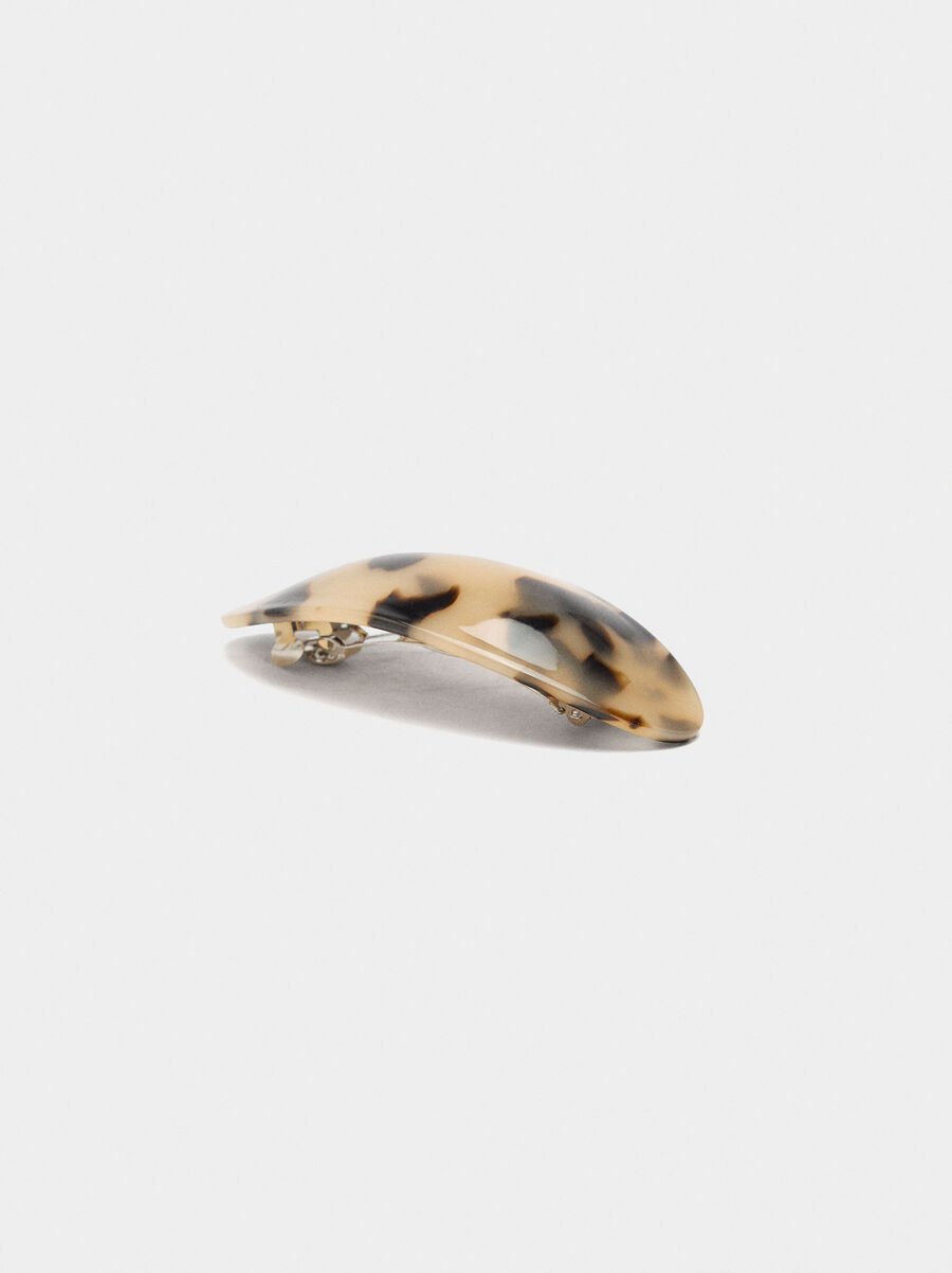 French clip with tortoise effect