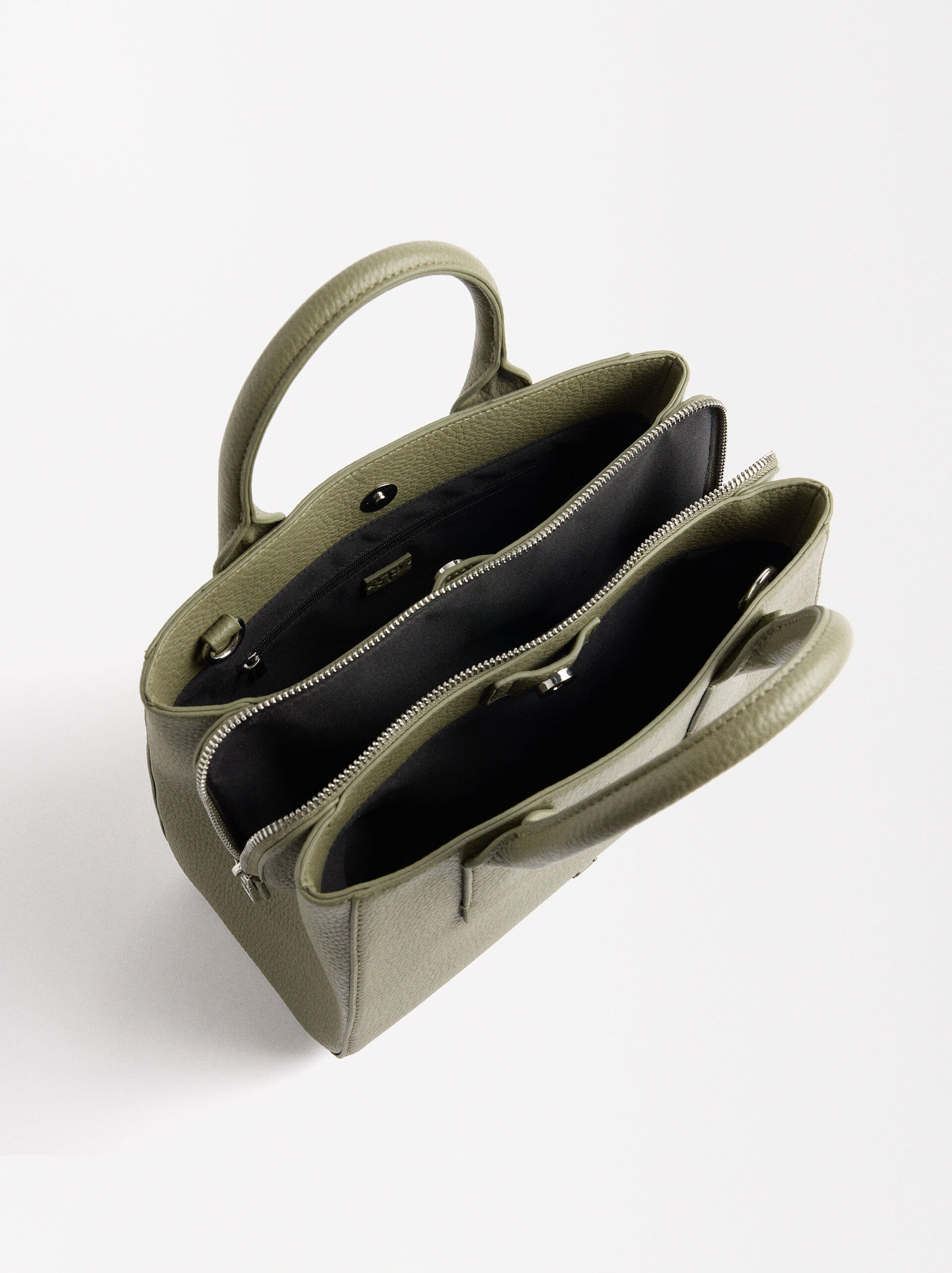 Bolso tote con textura image number 5.0