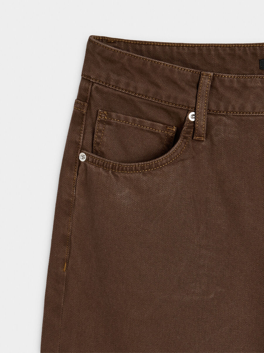 100% cotton denim trousers