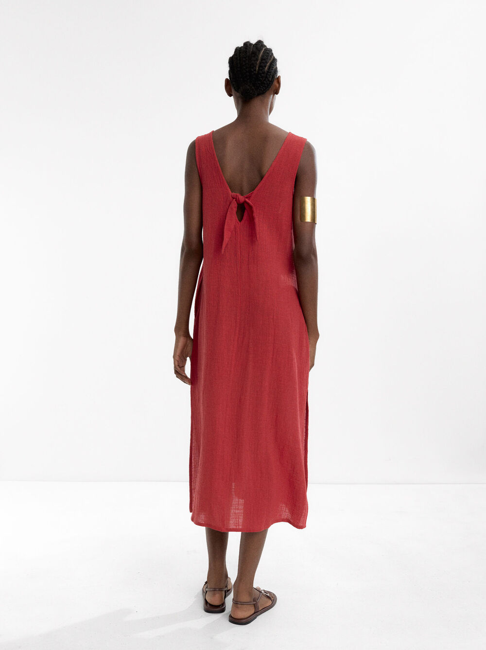 Robe midi 100% coton