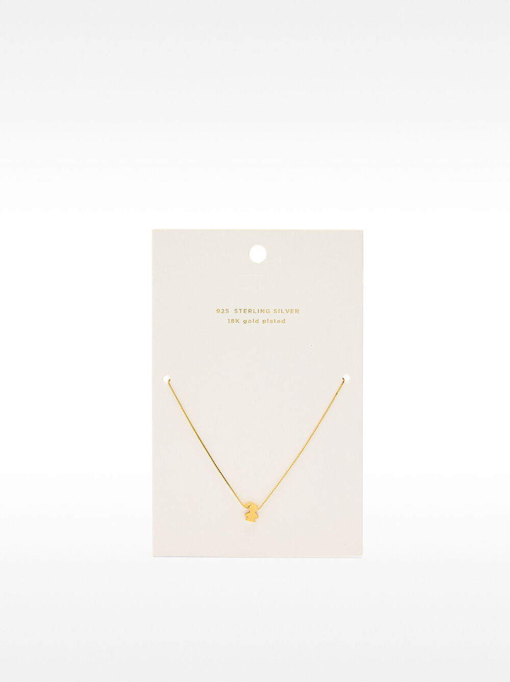 Collaret curt amb charm de nena - 925 argent de llei