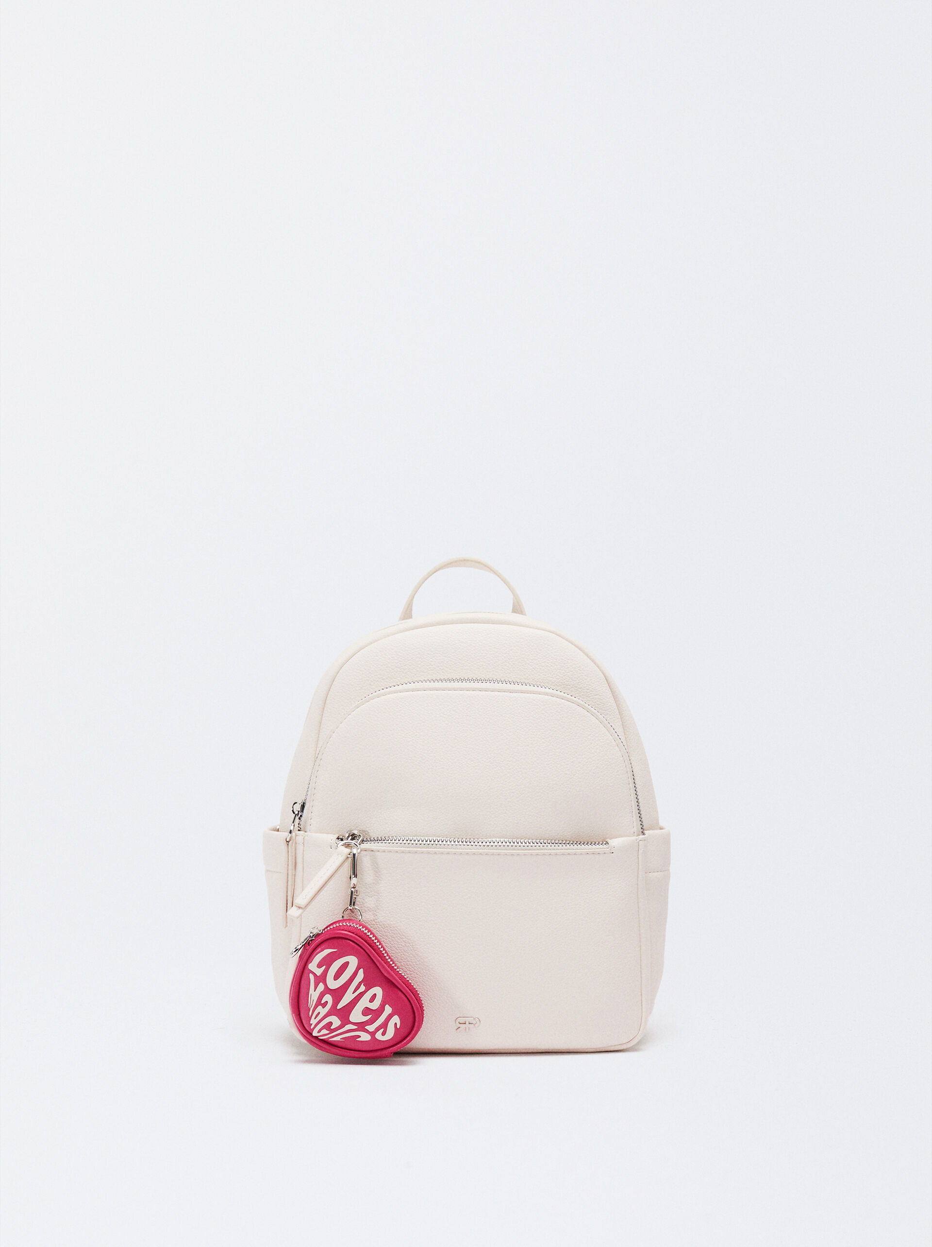 Backpack With Heart Pendant image number 0.0
